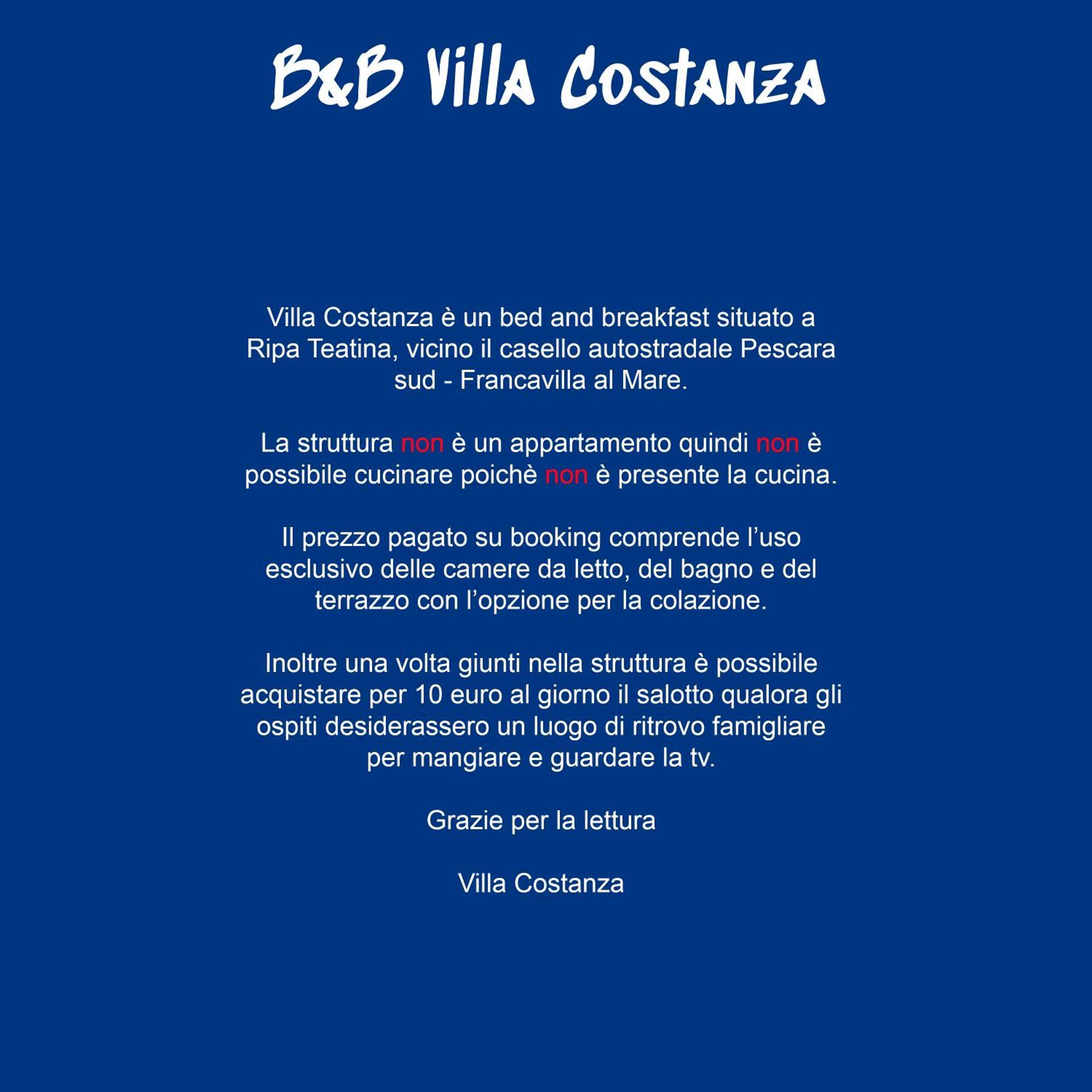 Villa Costanza Ripa Teatina Екстериор снимка